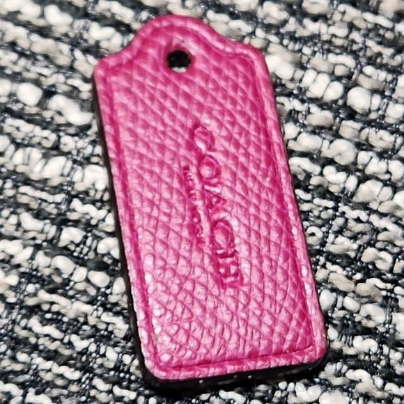 Coach Logo New York Pink Purse Tag Only - Picture 2 of 7